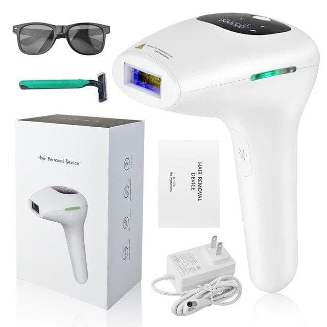 IPL Laser Hair Remover – Permanent Painless Hair Removal Device for Women & Men 999,000 Flashes Face & Body At-Home Salon Results